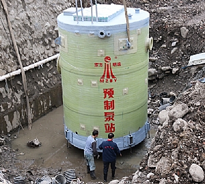 明珠泵業(yè)一體化預(yù)制泵站雨污水提升智能泵站